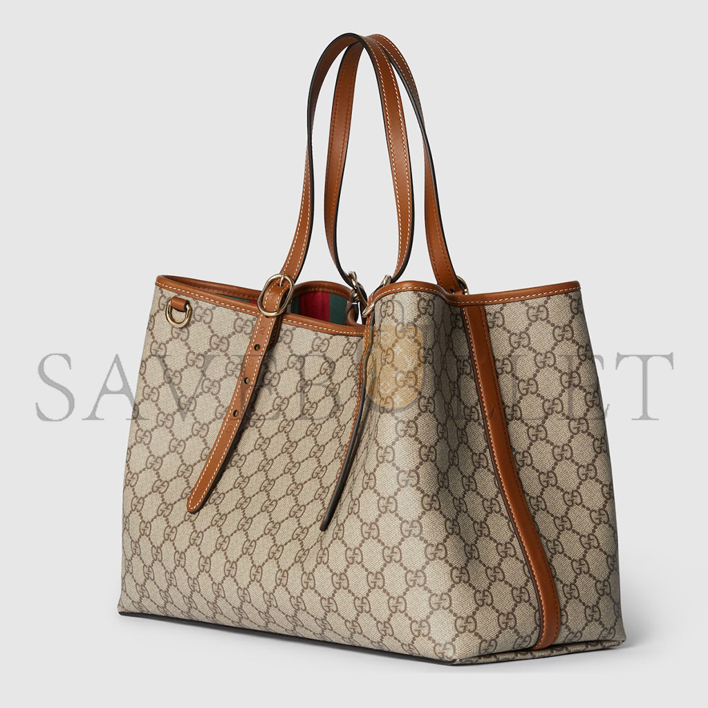 GUCCI GG EMBLEM MEDIUM TOTE BAG 815213 (38*25*15cm) GUCCI GG EMBLEM MEDIUM TOTE BAG 815213 (38*25*15cm)